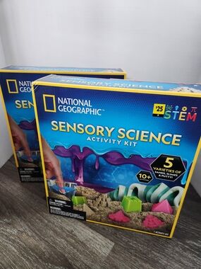 National Geographic Sensory Science Activity Kit - Blue & Yellow 2 Sets